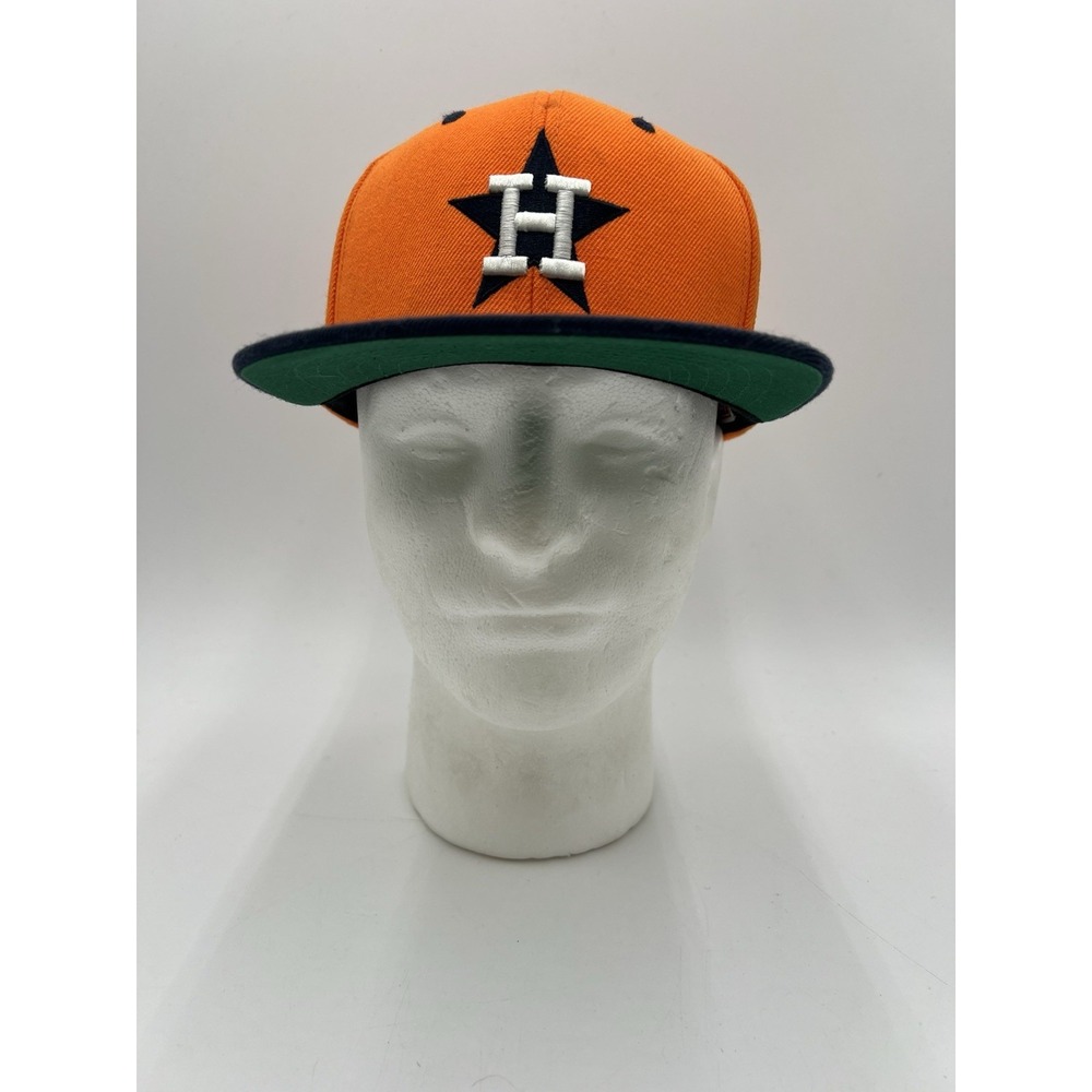 Houston Astros Cooperstown Collection American Needle Snapback Hat Orange MLB